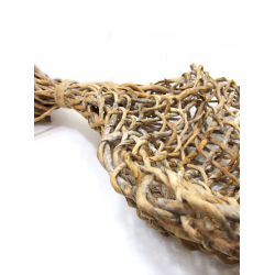 Siatka dekoracja pleciona z trawy morskiej